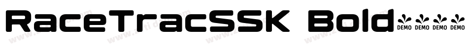 RaceTracSSK Bold字体转换